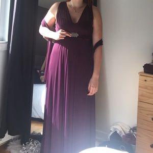 Purple prom dress